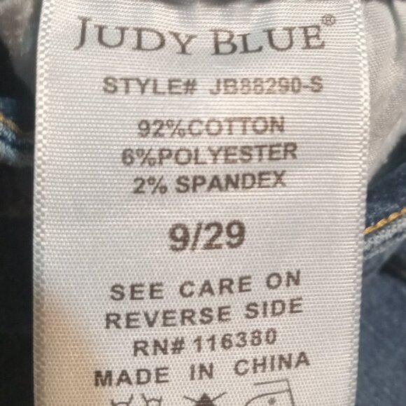 Judy Blue Women's Slim Bootcut Distressed Jeans 9/29 JB88290-S - Picture 7 of 7